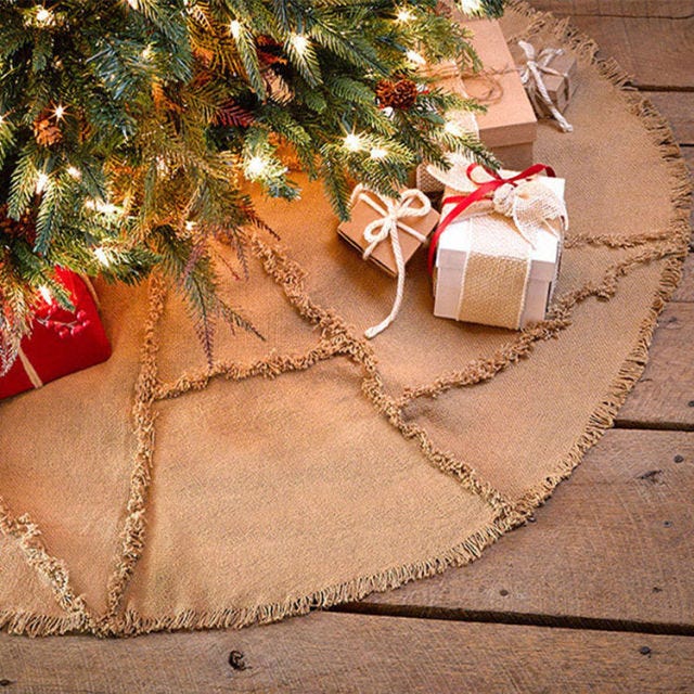 Snl Will Ferrell Spartan Cheerleader Skit Burlap Tree Skirt